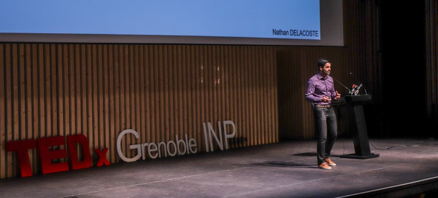 Nathan Delacoste en conférence TEDx Grenoble INP