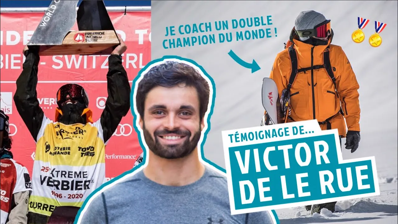 Victor De Le Rue, 5 fois champion du monde FWT · coaché par Nathan